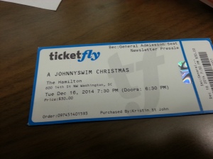 Johnnyswim ticket